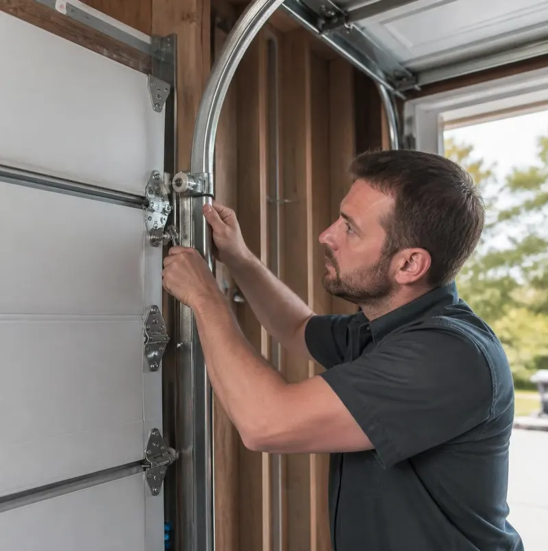 Off Track Door Repair in Mcdavid